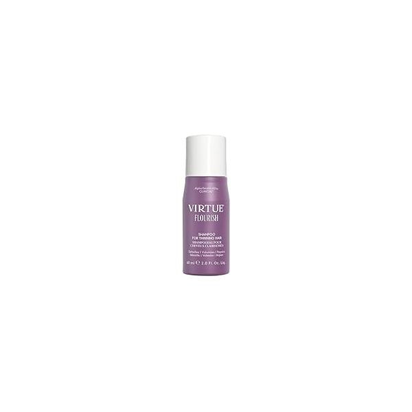 VIRTUE Flourish Sulfate Free Shampoo for Thinning Hair, Volumizing Hair Growth Product, Detoxifies and Repairs, Color Safe