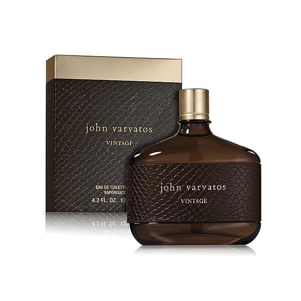 John Varvatos Men's Cologne, Vintage Eau de Toilette EDT Spray, Aromatic Chypre Scent with Notes of Quince Paste, Patchouli & Tobacco Leaf
