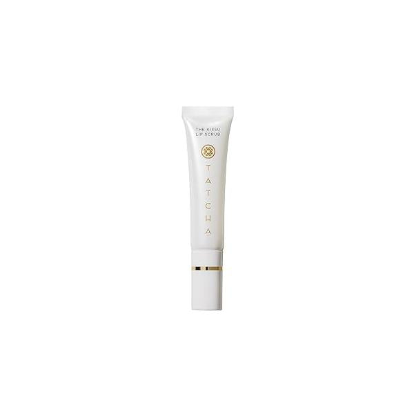 Tatcha Kissu Lip Scrub, Moisturizing Exfoliant with Peach Seed Scrub for Polish, Smooth Lips