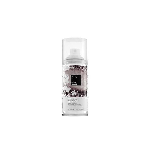 IGK FIRST CLASS Charcoal Detox Dry Shampoo for Oily Hair | Balances Oil + Soothes Scalp Volumizes Vegan Cruelty Free