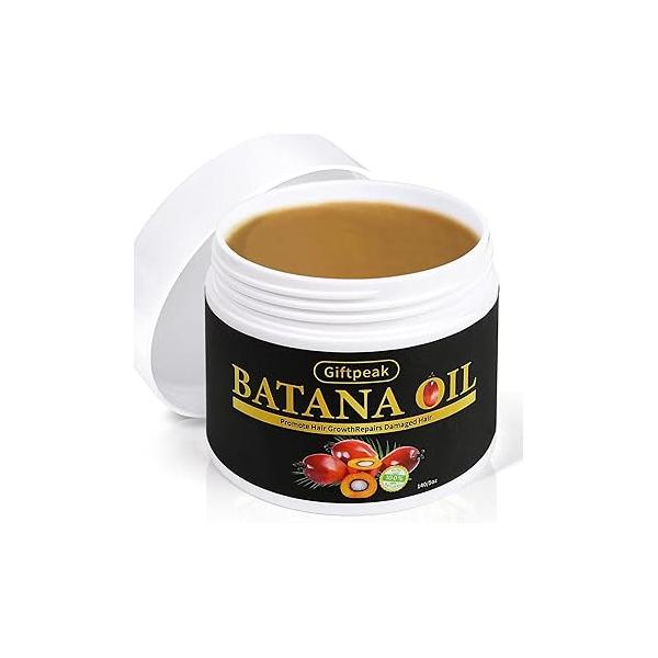 Batana Oil for Hair Growth,100% Natural Raw from Honduras Growth Prevent Loss, Eliminates Split Ends Men & Women 5oz