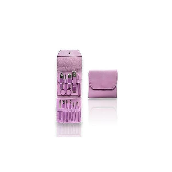 Nail Clipper and Facial Care Tool Set- 12 in 1 Piece Manicure, Pedicure Beauty Set for Fingernail Toenail Face Grooming Travel Mani Pedi Kit (Mint)