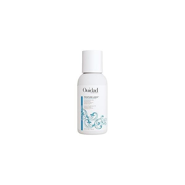 Ouidad Moisture Lock Ultra Nourishing Cleansing Oil Shampoo for Curly Hair, Women & Men, Rehydrates Dry, Damaged Curls, Color Safe Shampoo, All Curl Types