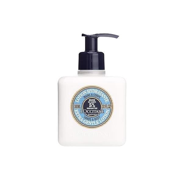 L’OCCITANE Shea Butter Extra-Gentle Moisturizing Lotion: Organic Verbena Extract, Relaxing Lavender, Comfort Skin, Fast-Absorbing Lotion, With 5% Butter, Vegan, Lightweight