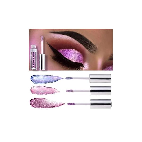 Glitter Eyeshadow,Makeup For Eyes Liquid Shimmer Sparkle Glow Light Colors Pencil Stick Shiny Long Lasting Waterproof Shining Eye Shadow Sets Metallic Pigments Metals Gloss Sparkling Pen Kit (A101)