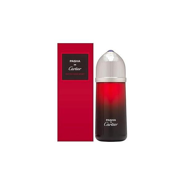 Cartier Pasha De Edition Noire Sport Eau Toilette Spray for Men, 5.0 Ounce