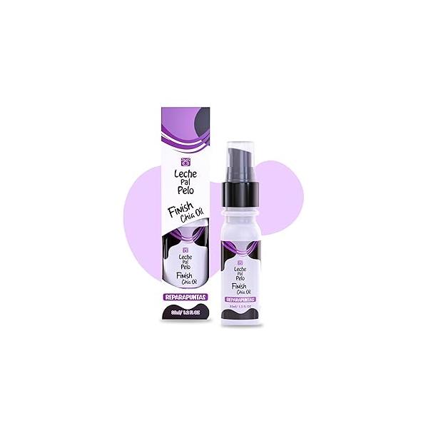 Leche Pal Pelo Chia Oil Split End Repair Treatment - Frizz Control, Non-Greasy Formula with Omega 3, Abyssinia, and Pro-V B-5 (1.2 fl.oz.)