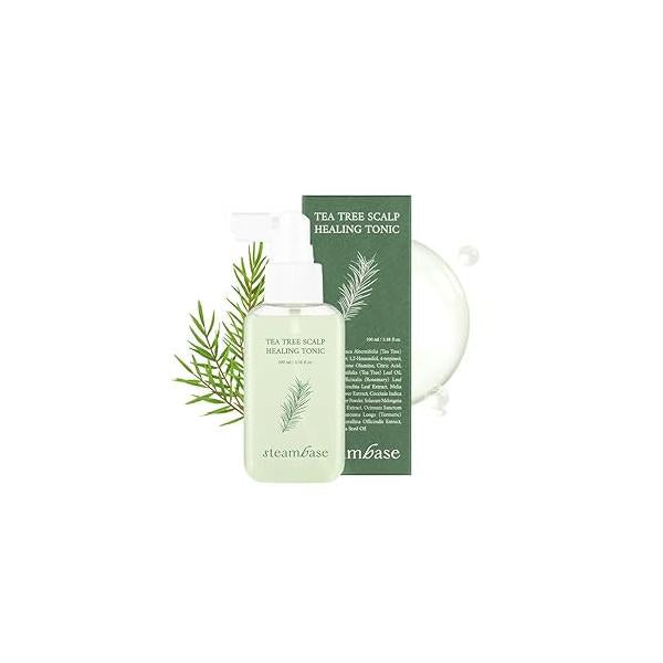Tea Tree Scalp Healing Tonic | Relieve Dry, Itchy, and Oily Skin Hydrating Nourishing Serum Oil Moisturizer for Calming Korean Hair Care Products, 3.38 fl oz