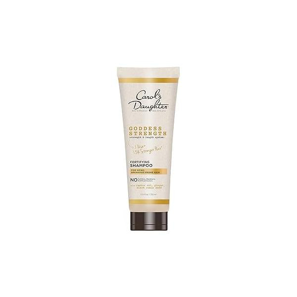 Carol's Daughter Goddess Strength Fortifying Shampoo For Wavy, Coily and Curly Hair, Sulfate Free with Castor Oil for Weak 11 Fl Oz