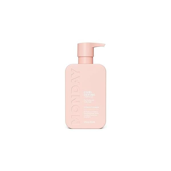 MONDAY HAIRCARE CURL DEFINE Conditioner with Peptides, Coconut Oil & Shea Butter for Curls of All Types 354 mL