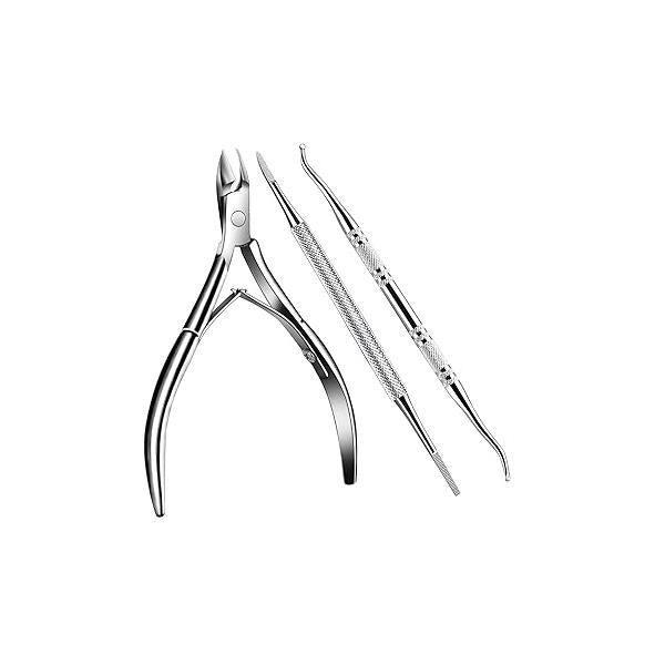 Teenitor Ingrown Toenail Tool, Pedicure Tools for Feet, Stainless Steel Clippers, File and Lifters