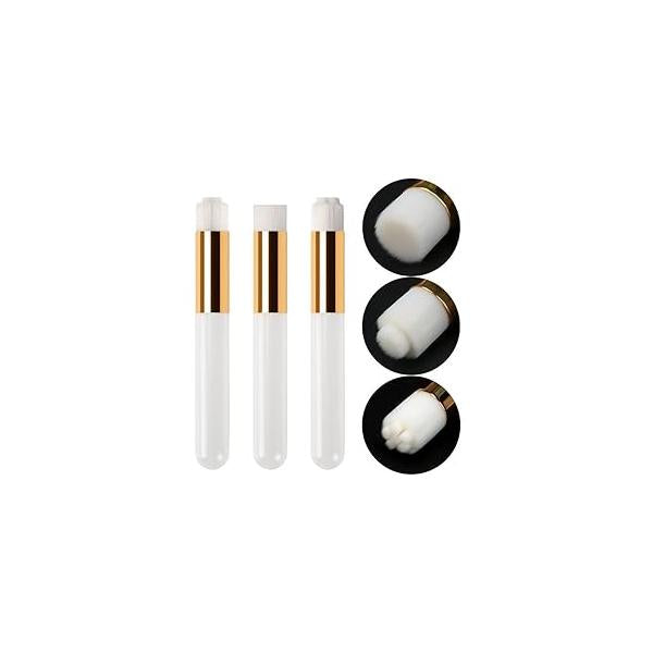 AKOAK 3 Pieces Eyelash Cleaning Brush, Blackhead Removal Makeup Remover Tool, Deep Cleaning, Extension, Facial Brush (White)
