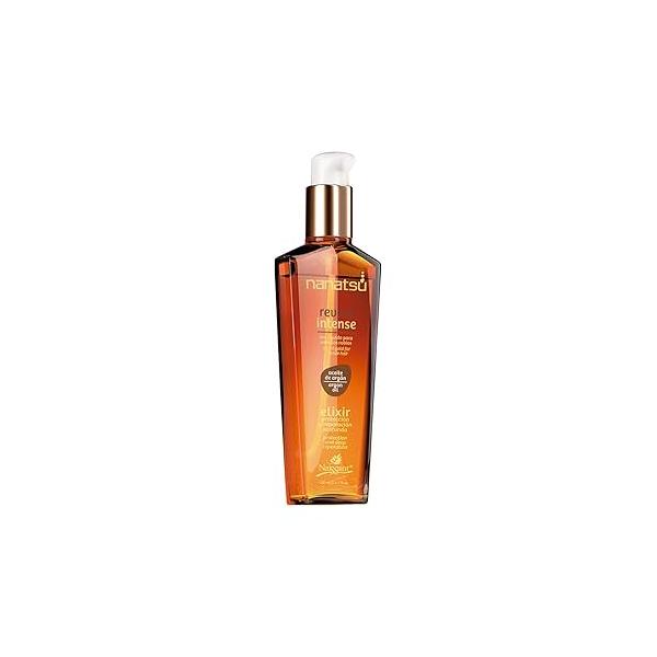 naissant Elixir Argan Oil Hair Treatment | Frizz Control, Heat and UV Protection for Color Treated Natural Nourishes, Repairs, Softens Increases Shine Vibrancy (4 FlOz)