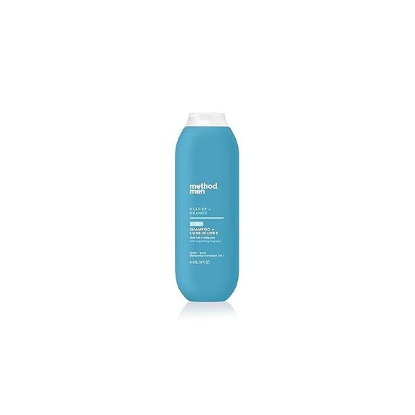 Method Men 2-in-1 Shampoo + Conditioner, Glacier Granite, 14 oz