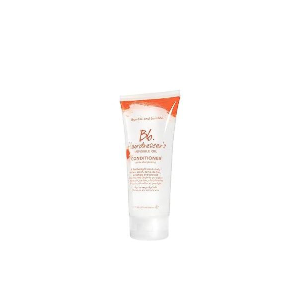 Bumble and bumble. Hairdresser's Invisible Oil Hydrating Conditioner | Hydrating, Anti Frizz, Shine, Color Safe Curly, Wavy, Straight With Argan, Grapeseed + Coconut