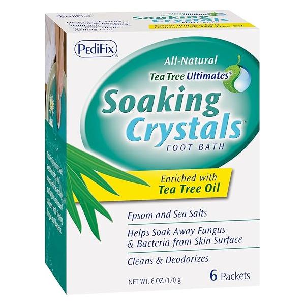 Pedifix Soaking Crystals Foot Bath - (6) 1 Oz. Packetsper Box