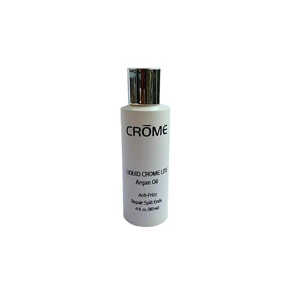 Liquid Crome Lite- 4 Oz - Argan Oil Anti-Frizz- Repairs Split Ends