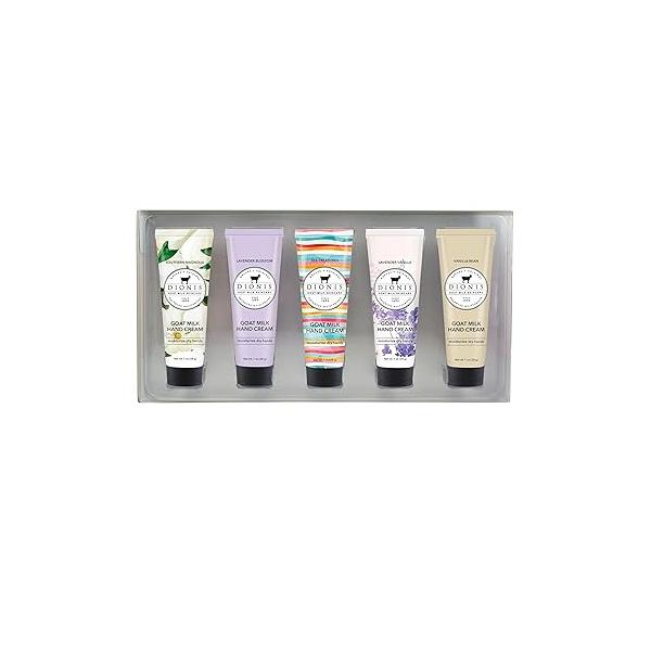 Dionis Goat Milk Skincare Hand Cream Gift Sets - Assorted Scented Travel Size Creams In a Box Mini Lotion Self Care Gifts, Cruelty Free For Dry Skin, Inspire Set 2025