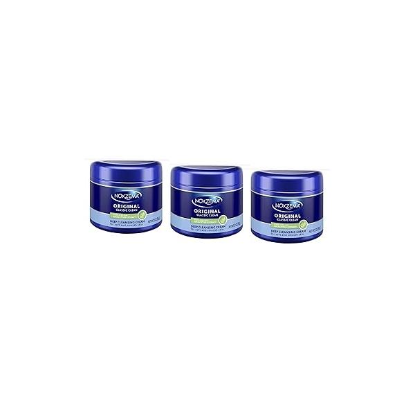 Noxema Original Jar, With Eucalyptus Extract, for Cleansing, 2 oz. (Pack of 3)