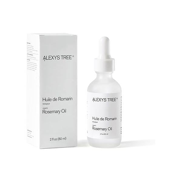 Organic Rosemary Oil - 100% Pure Premium Grade Essential for Hair, Scalp, Eyelashes and Eyebrows & Body 60 ML, 1 Fl Oz