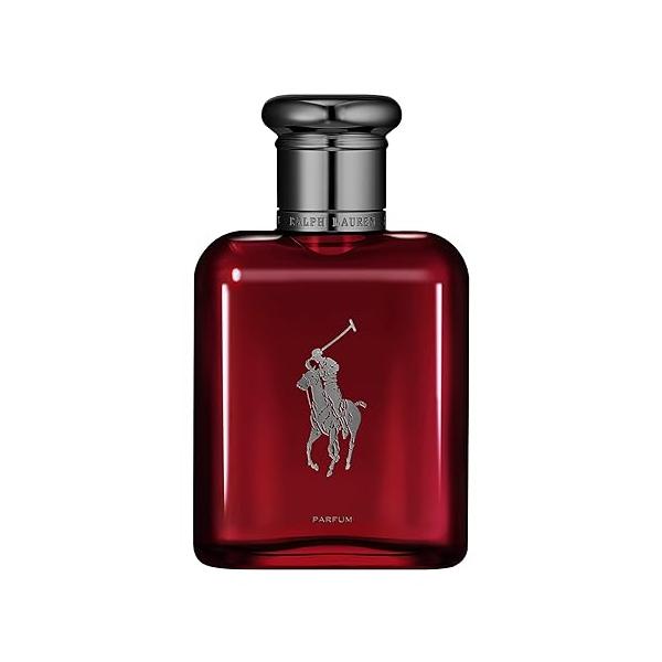 RALPH LAUREN FRAGRANCES - Polo Red Parfum Men's Cologne Ambery & Woody With Absinthe, Cedarwood, and Musk Intense Fragrance