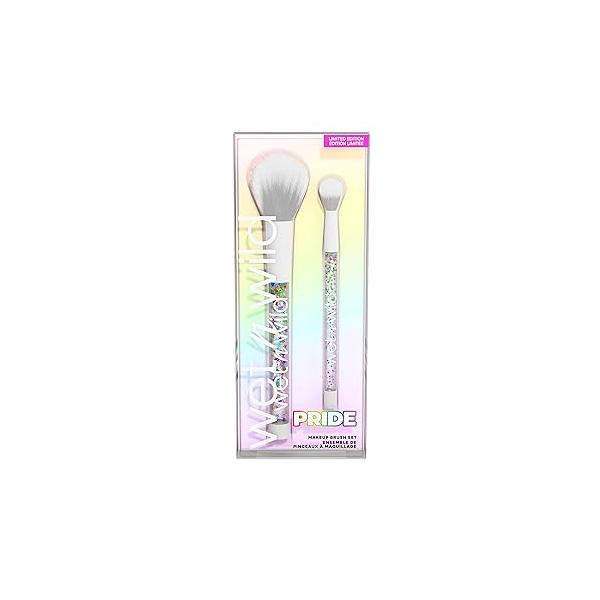 wet n wild PRIDE Makeup Brush Kit, Buildable & Blendable Multifunctional Seamless Application, Cruelty-Free Vegan Feathery Soft Bristles