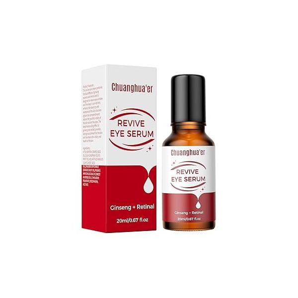 Chuanghua'er Organic essential oil blended roller ball to plump the skin, reduce wrinkles, fine lines and eye bags, treat dark circles,