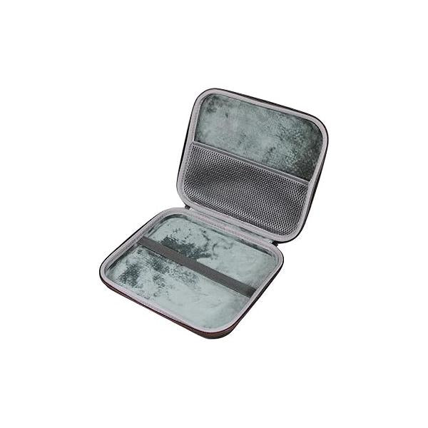 EVA Hard Travel Case - Rechargeable Lighted Vanity Mirror with 10X & 1X Double Sided Magnification for Makeup