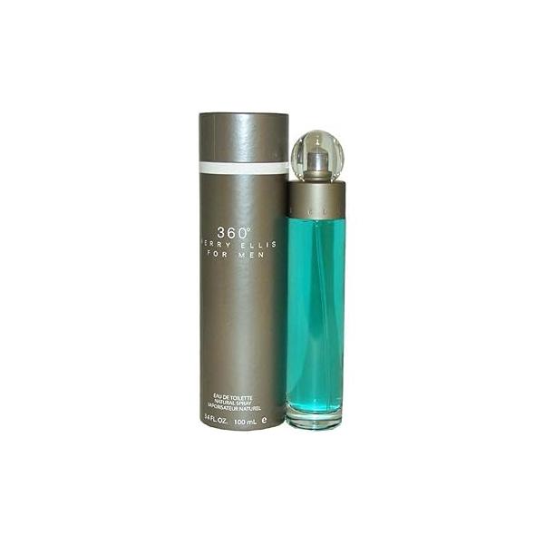 Perry Ellis 360 for Men, 3.4 Fl Oz , Gray