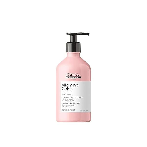L'Oréal Professionnel Paris Vitamino Color Shampoo - Protects & Preserves Hair Color, Prevents Damage, Adds Vibrancy Enhances Shine