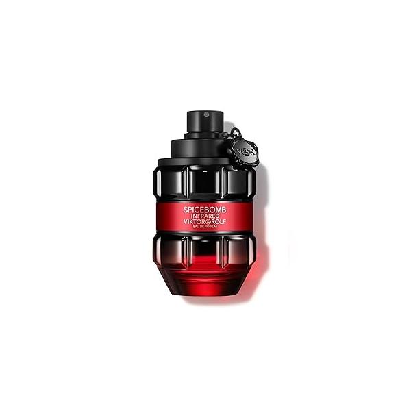 Viktor&Rolf - Spicebomb Infrared Eau de Parfum Woody & Spicy Cologne for Men With Notes of Leather Cinnamon 3 Fl Oz