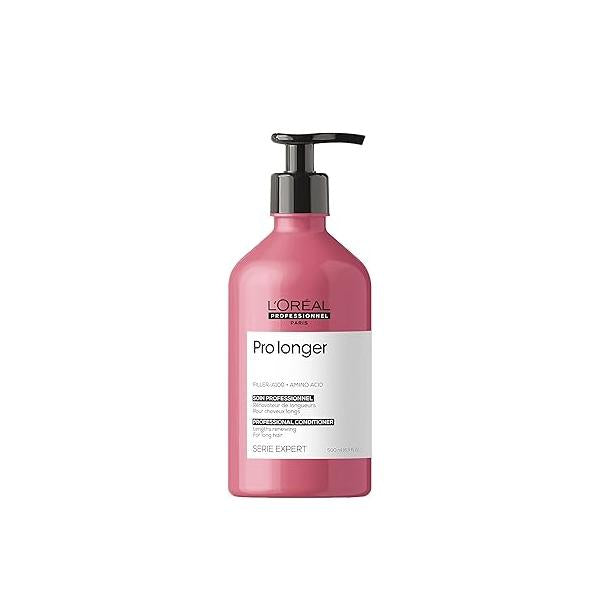 L'Oréal Professionnel Paris Pro Longer Thickening Conditioner - Reduces Breakage & Appearance of Split Ends For Thin Fine Hair Types, Adds Volume Shine