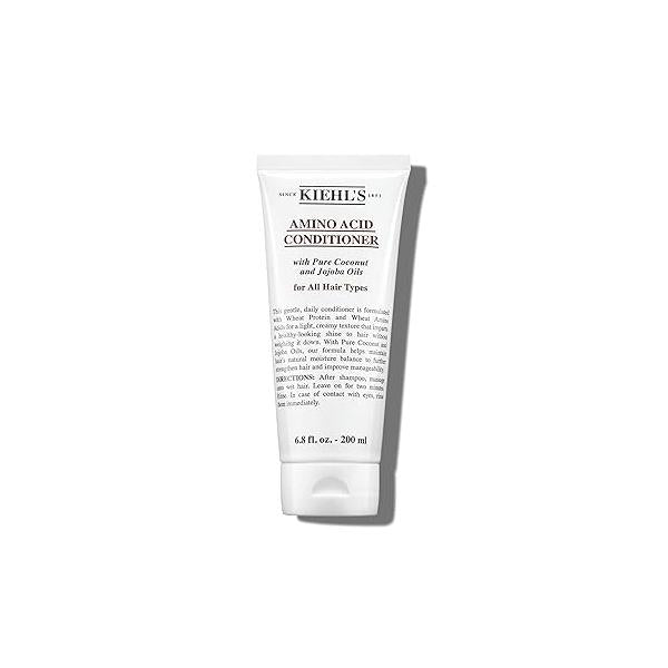 Kiehl's Amino Acid Conditioner, Strengthening and Moisturizing Hair Treatment, with Acids, Jojoba Coconut Oil to Improve Manageability Added Shine, Suitable for All Types