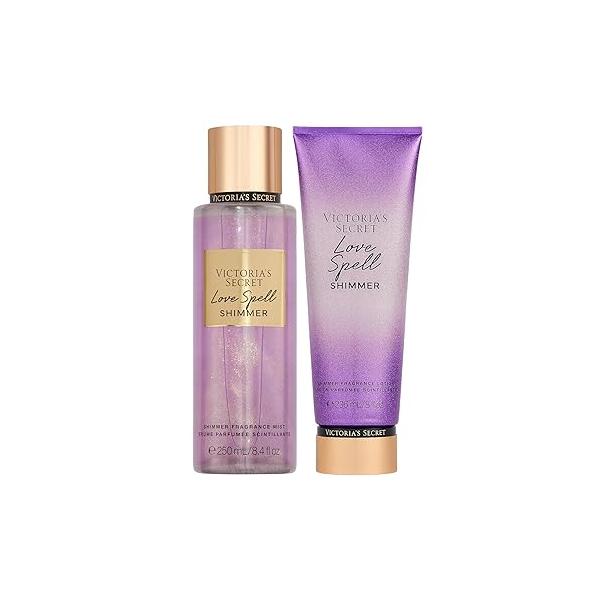 Victoria's Secret Fragrance Body Lotion & Mist Set (Love Spell Shimmer)