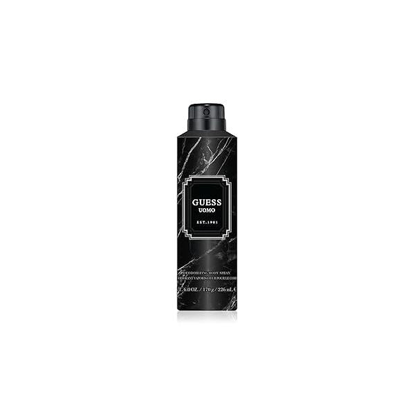 Guess UOMO Deodorizing Body Spray For Men, 6.0 Oz.