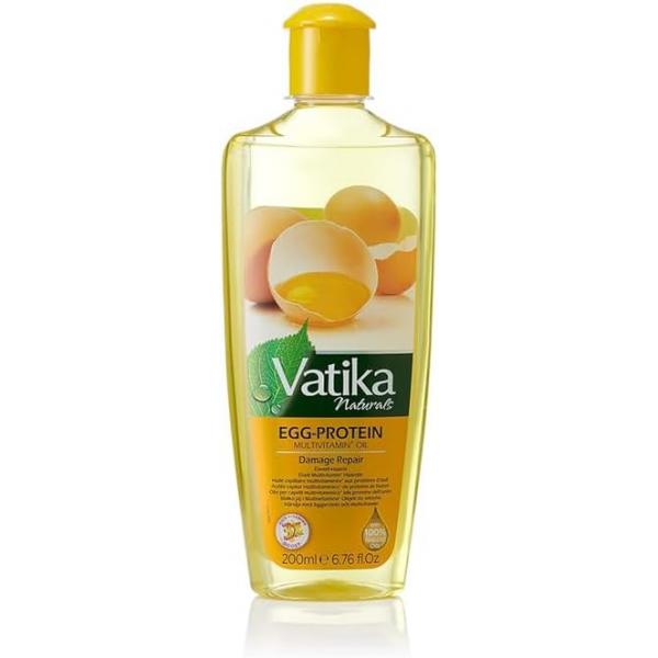 Vatika Naturals Multivitamin Hair Oil - Elevate Your Care Ritual with the Power of Nature Enhances, Conditions, & Strengthens for Luxuriously Healthy Locks Enriched Egg Protein (300 ML)