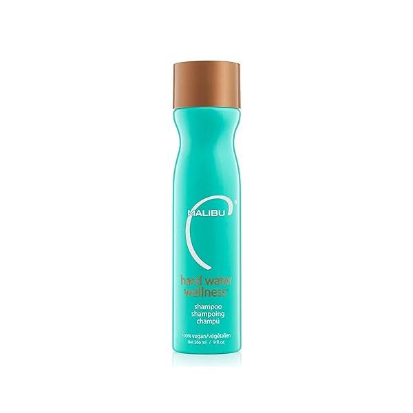 Malibu C Hard Water Wellness Shampoo - Hydrating, Sulfate-Free Hair Care for Removes Minerals and Buildup