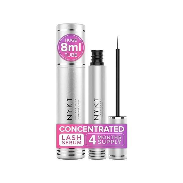 NYK1 CONCENTRATED Eyebrow Growth Serum For Thicker Brows (3ml) BrowForce To Grow Fuller Natural Brow - Advanced Eye Serums Formula Eyebrows Regrowth