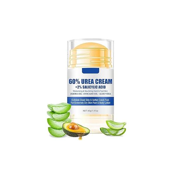 60% Urea Plus 2% Salicylic Cream Moisturizer,Nourish Foot Care,Moisturizing, Anti-Drying, Nourishing And Peeling Care Cream,For Softens Skin Exfoliates Dead Smoothing