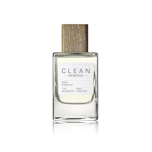CLEAN RESERVE Sueded Oud Eau de Parfum | Eco-Conscious & Sustainable Spray Fragrance Vegan, Phthalate-Free, Paraben-Free 3.4 Fl Oz/100mL