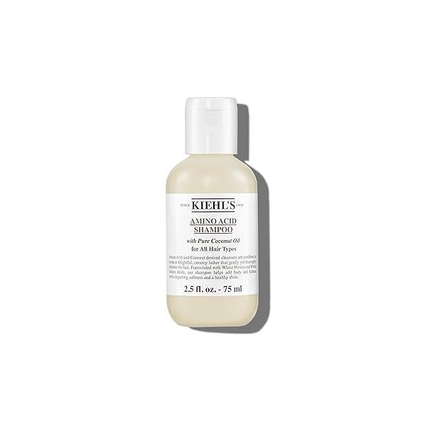 Kiehl's Amino Acid Shampoo, with Acids and Coconut Oil to Clarify Cleanse, Helps Strengthen Hair, Prevent Breakage, Without Compromising Hydration, Suitable for All Hair Types, Paraben-Free