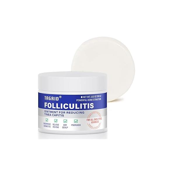 Folliculitis Cream & Soap - Treatment, Set for Scalp, Face Body Soothing Care Ingrown Hair, Redness Irritation Ultimate Duo