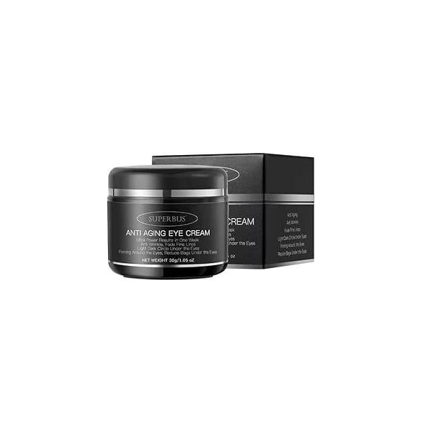 SUPERBUS Anti Aging Eye Cream, Wrinkle, Fade Fine Lines, Reduce Bags and Light / Dark Circle Under the Eyes, Firming Around Eyes