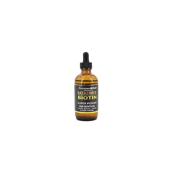 Black Rice Oil - BIOTIN | Super Power Hair Growth for Face, Body & (4 OZ)