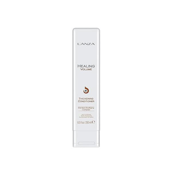 L'ANZA Healing Volume Thickening Conditioner, Boosts Shine, Volume, and Thickness of Fine Flat Hair, Rich With Bamboo Keratin, Luxury Hair Care