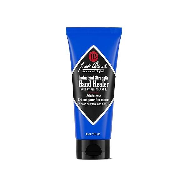 Jack Black Industrial Strength Hand Healer for Men & Women - Cream Dry Hands, Vitamins A E, Lightweight Moisturizer