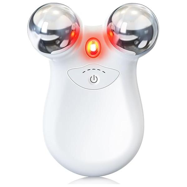 Microcurrent Facial Device,Latest Red Light Technology,Enhances The Ability to Lift Face and Tighten Skin,Facial Wrinkle Equipment,Smart Photon Micro-Current Device, Model:EP-300.