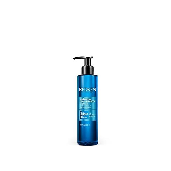 Redken Extreme Play Safe Heat Protection and Damage Repair Treatment For All Hair Types - Helps Reduce The Appearance of Split Ends With Tourmaline