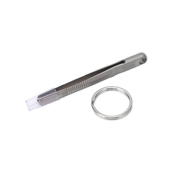Mini Keychain Tweezer, EDC Tweezer Alloy Portable TC4 Small Outdoor Gadget Tool