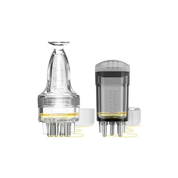 Minoxidil Applicator,2 PCS Direct to Scalp Quick Apply Root Comb Applicator Bottle for Hair Serum Applicator,Small Brush Specially Tool